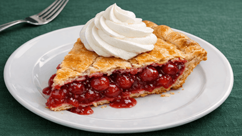 No Sugar Added Cherry Pie