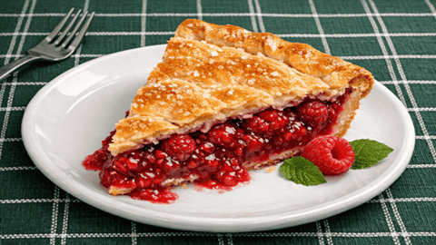 Fresh Raspberry Pie
