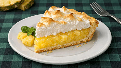 Pineapple Meringue Pie