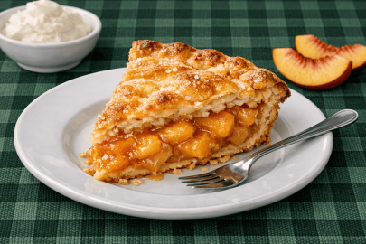 Quick and Easy Peach Pie