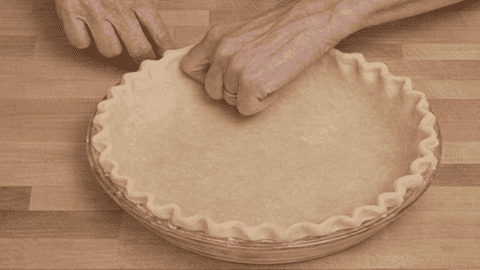 Crimping Pie Crust