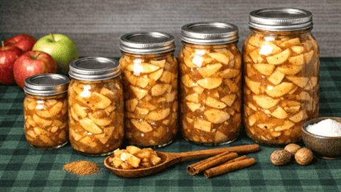 Homemade Canned Apple Pie Filling