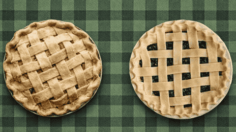 Pies With Lattice Strips