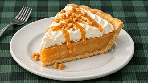 No Bake Butterscotch Pie