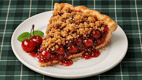 Quick and Easy Cherry Crumb Pie