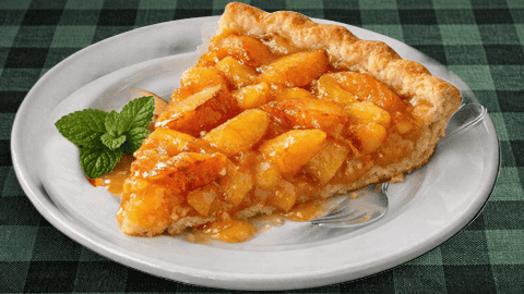 No-Bake Fresh Peach Pie