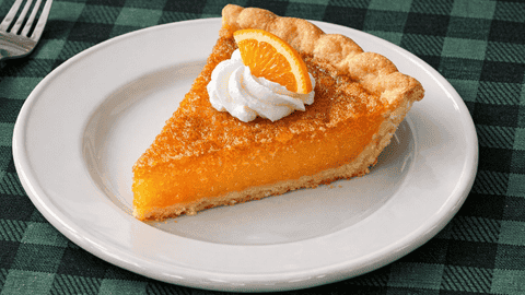 Orange Chess Pie