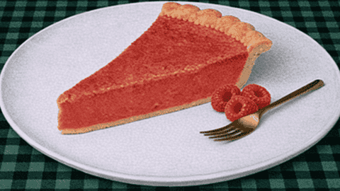 Raspberry Chess Pie